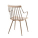 Preston - Farmhouse Chair - Antique Copper Metal And White Washed Wood