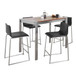 Fuji-mara - Upholstered Counter Height 5 Piece Dining Set