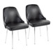 Marcel - Dining Chair (Set of 2) - Silver Legs