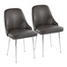 Marcel - Dining Chair (Set of 2) - Silver Legs