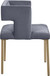 Caleb - Dining Chair with Gold Legs (Set of 2)