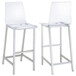 Juelia - Chrome Stools (Set of 2)