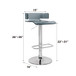 Rania - Adjustable Stool w/Swivel (1Pc)