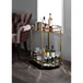 Lacole - Serving Cart - Champagne & Mirror