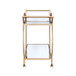 Traverse - Serving Cart - Champagne & Mirrored