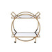 Traverse - Serving Cart - Mirrored & Champagne