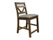 Loft Brown - 24” Barstool - Two Tone Gray / Brown