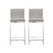 Parma - Stainless Steel Counter Stool (Set of 2)