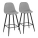 Pebble - Upholstered Barstool Set