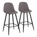 Pebble - Upholstered Barstool Set