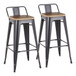 Oregon - Low Back Barstool Set