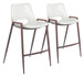 Desi - Counter Stool (Set of 2) Walnut Legs
