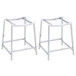 Jovani - Acrylic Backless Bar Stools (Set of 2)