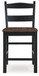 Valebeck - Black / Brown - Barstool (Set of 2)