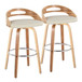 Cassis - 30" Fixed-height Barstool (Set of 2) - Cream