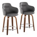 Boyne - 24" Counter Stool (Set of 2) - Wood Base