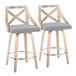 Charlotte - 26" Fixed-Height Counter Stool (Set of 2)