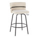 Cinch Claire - 26" Fixed-Height Counter Stool (Set of 2) - Black Base