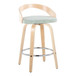 Grotto - 26" Fixed-Height Counter Stool (Set of 2) - Natural Base