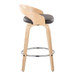 Grotto - 26" Fixed-Height Counter Stool (Set of 2) - Natural Base