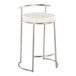 Round Fuji - 26" Fixed-Height Counter Stool (Set of 2)