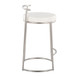 Round Fuji - 26" Fixed-Height Counter Stool (Set of 2)