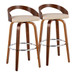 Grotto - 30" Fixed-height Barstool (Set of 2) - Beige