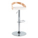 Grotto - Adjustable Barstool (Set of 2) - Zebra White