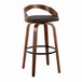 Grotto - 30" Fixed-Height Barstool (Set of 2) - Walnut Base