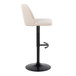 Toriano - Adjustable Barstool (Set of 2) - Black Base