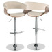 Vintage Mod - Adjustable Barstool (Set of 2) - Chrome Base