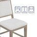 Lily - Counter Chair (Set of 2) - Gray