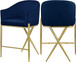 Xavier - Counter Stool with Gold Legs