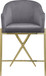 Xavier - Counter Stool with Gold Legs