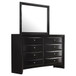 Briana - Rectangular 8-drawer Dresser With Mirror - Black