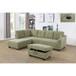 L Shaped Sectional in Pickle