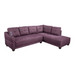 L Shaped Sectional in Amaranth