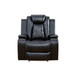 3-Piece Living Room Reclining Set in Leather