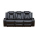 3-Piece Living Room Reclining Set in Leather