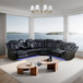 Reclining Sectional Set in Breathing Leather GN4672 by G Furniture