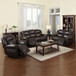 3-Piece Synthetic Leather Reclining Living Room Set GS3700 by G Furniture