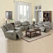 3-Piece Breathing Leather Reclining Living Room Set GS3702 by G Furniture
