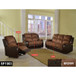 3-Piece Reclining Living Room Set in Flannel
