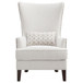 Pippin - Upholstered Wingback Accent Chair - Latte