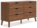 Fordmont - Auburn - Six Drawer Dresser