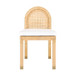 Amara - Rattan Arched Back Dining Chair - Natural