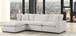 Sky Boucle Sand L Shaped Modular Sectional by Happy Homes