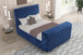 Future Platform Bed in Velvet