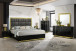 Lila Bedroom Set in Black with Gold Accent B84 by New Era Innovations