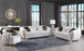 3Pcs Mila Living Room Set in Velvet